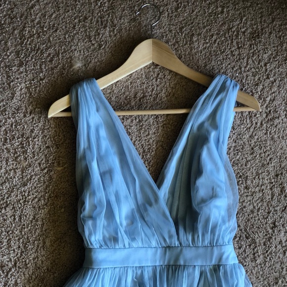 Dusty Blue/Light Blue Maxi Dress - Picture 3 of 5